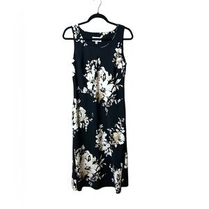 Studio I Floral Black and Cream Dress